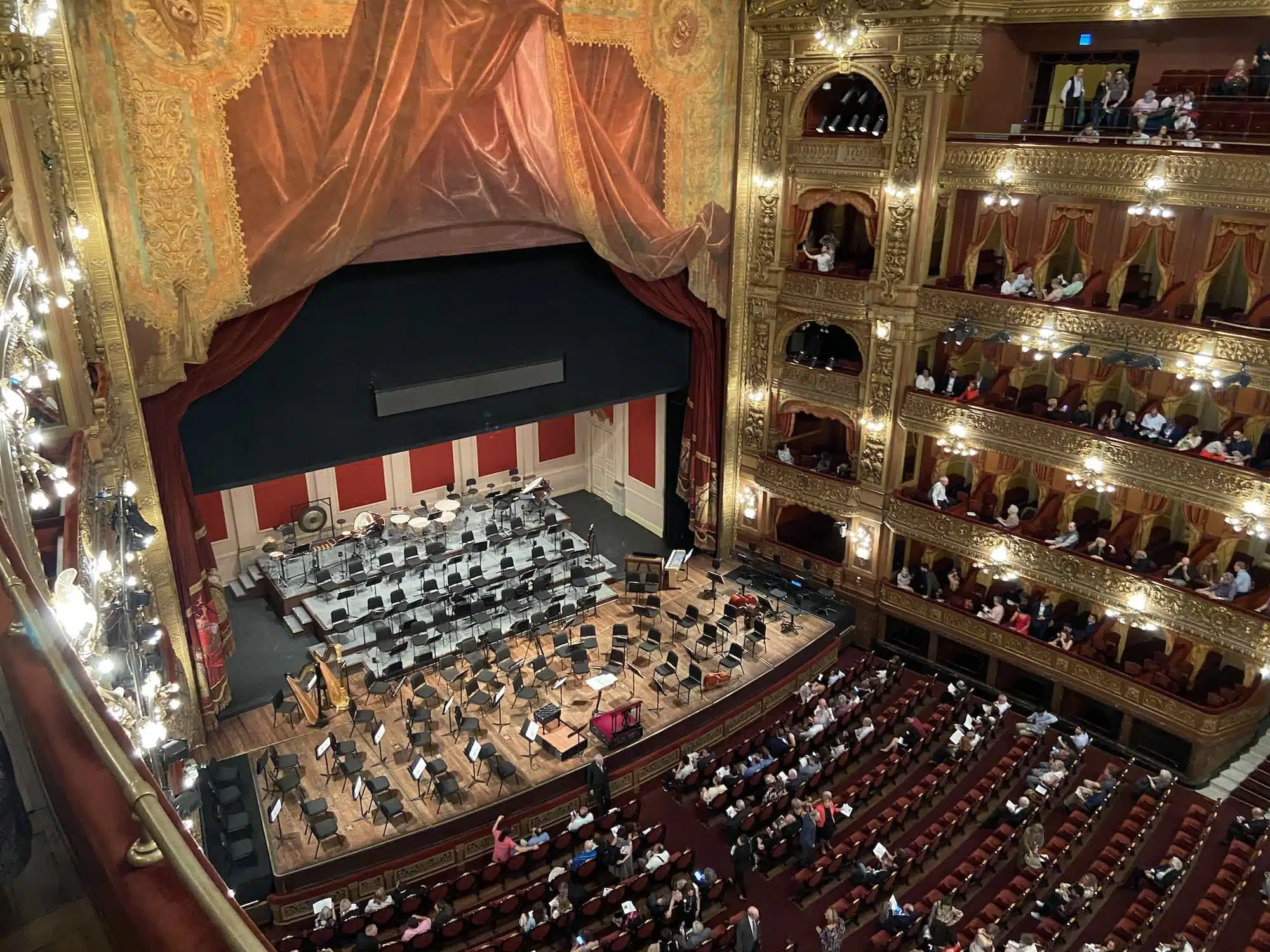 View upper cirlce Teatro Colon Buenos Aires Opera Ballet