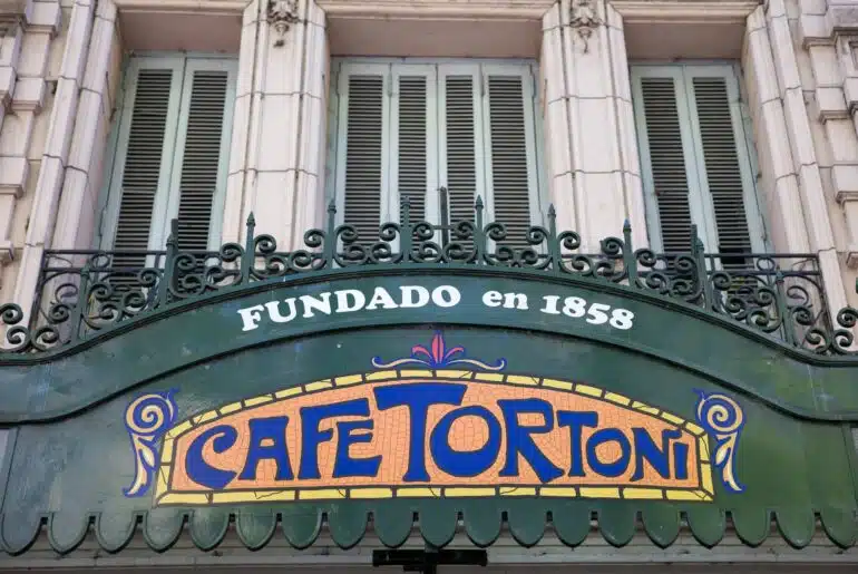 Cafe Tortoni em Buenos Aires