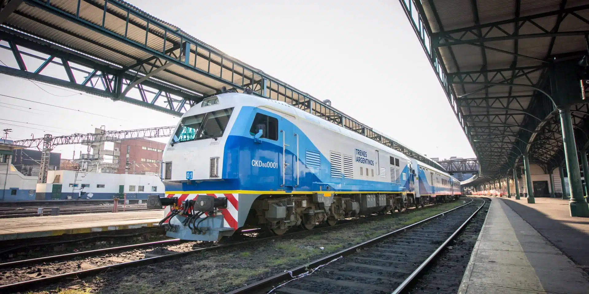 Trains in Argentina travel large distance